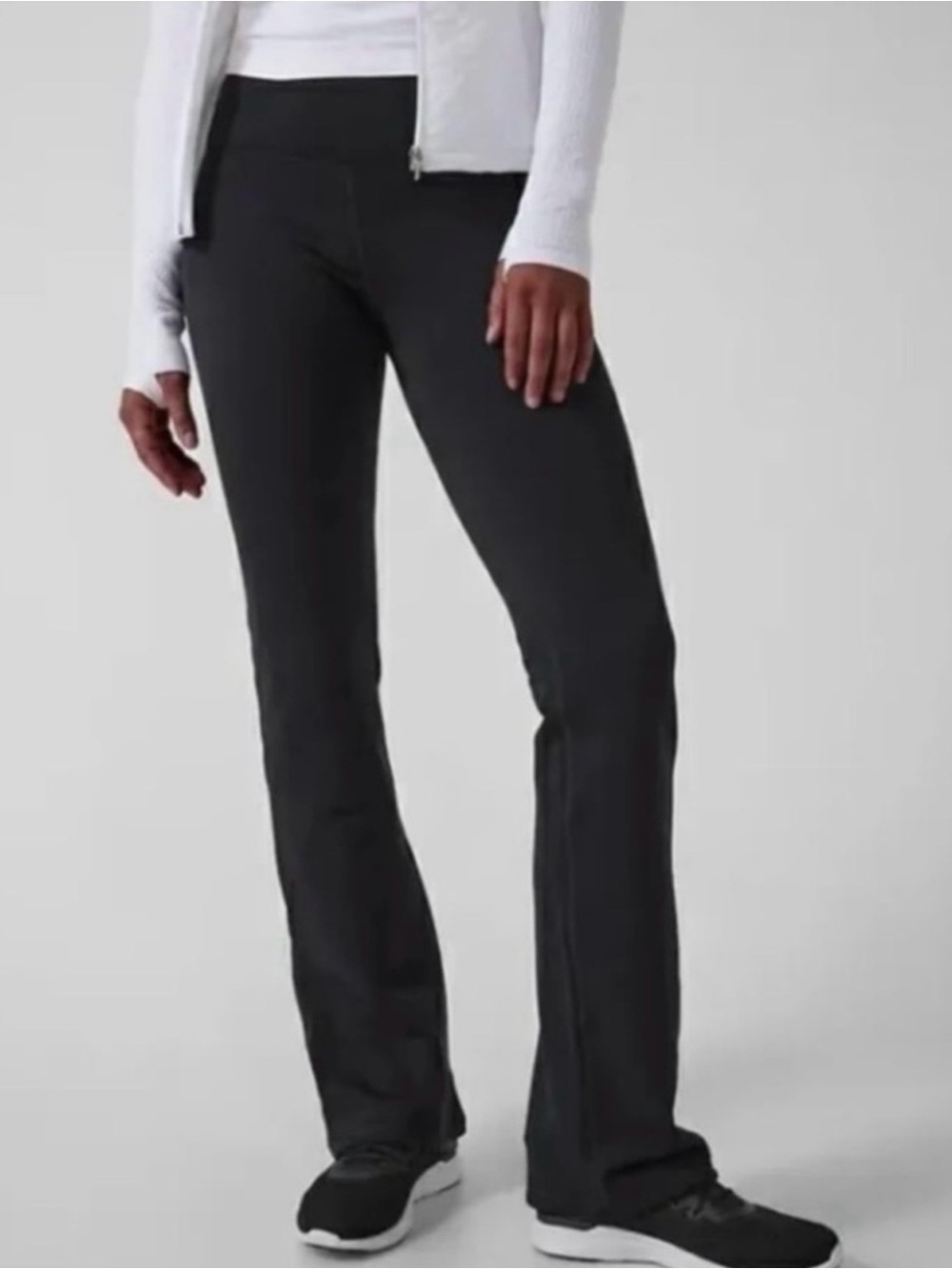 Athleta Black Altitude Winter Pants In Polartec Power Stretch Size XXS
